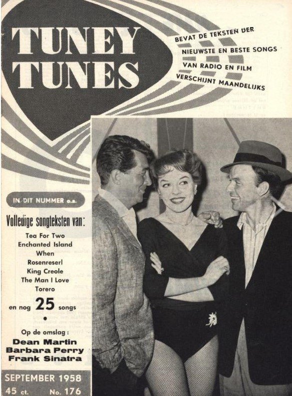 TUNEY TUNES magazine side cover Issue 176  September 1958