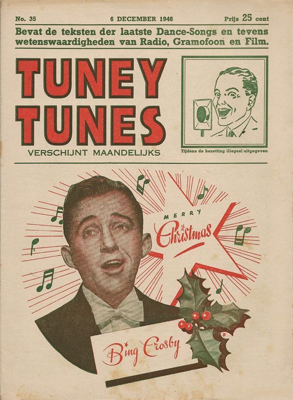 TUNEY TUNES magazine side cover Issue 35  December 1946