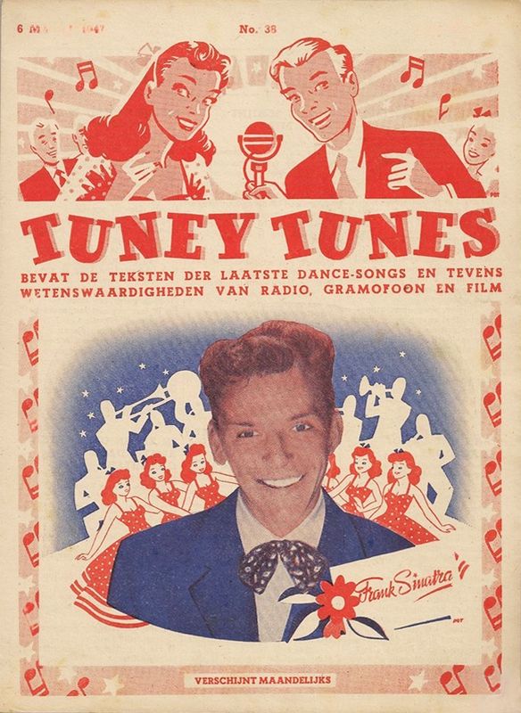 TUNEY TUNES magazine side cover Issue 38  March 1947