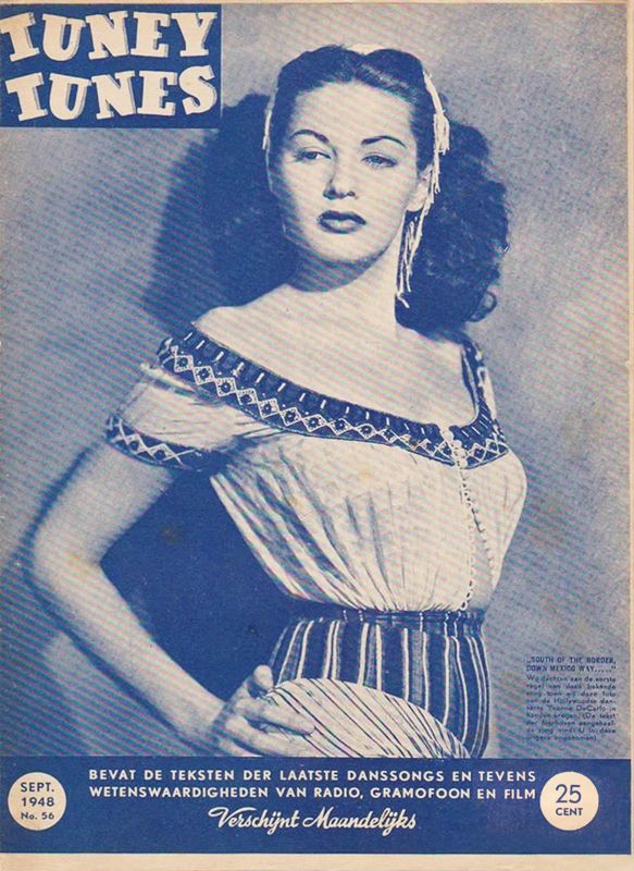 TUNEY TUNES magazine side cover Issue 56  September 1948