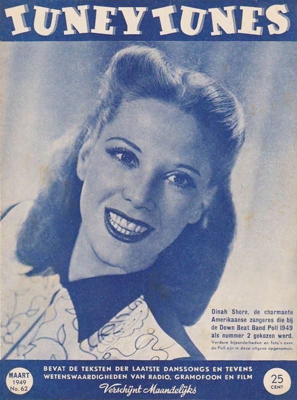 TUNEY TUNES magazine side cover Issue 62  March 1949