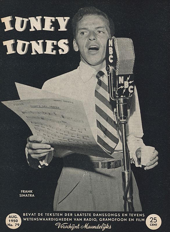 TUNEY TUNES magazine side cover Issue 79  August 1950