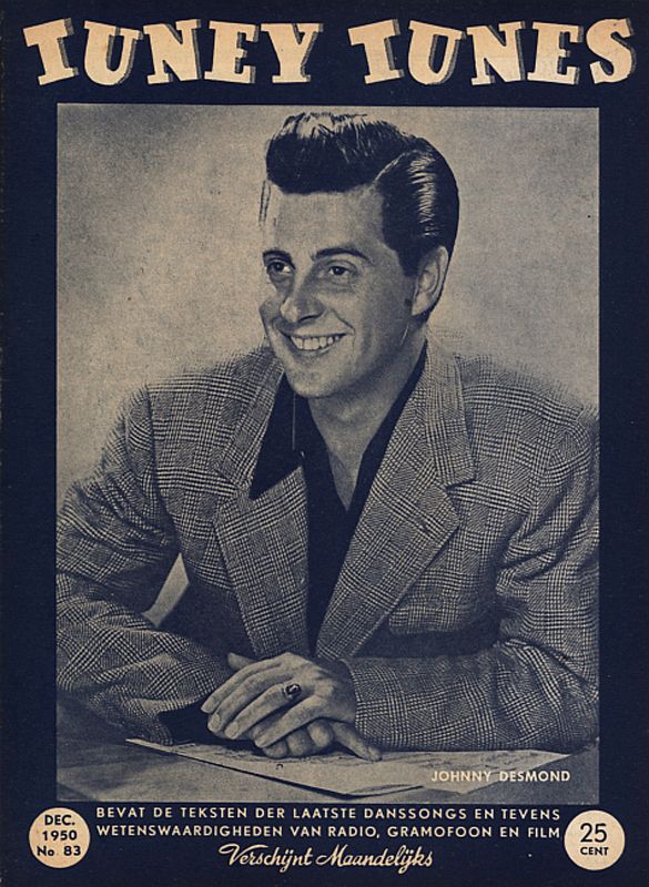 TUNEY TUNES magazine side cover Issue 83  December 1950