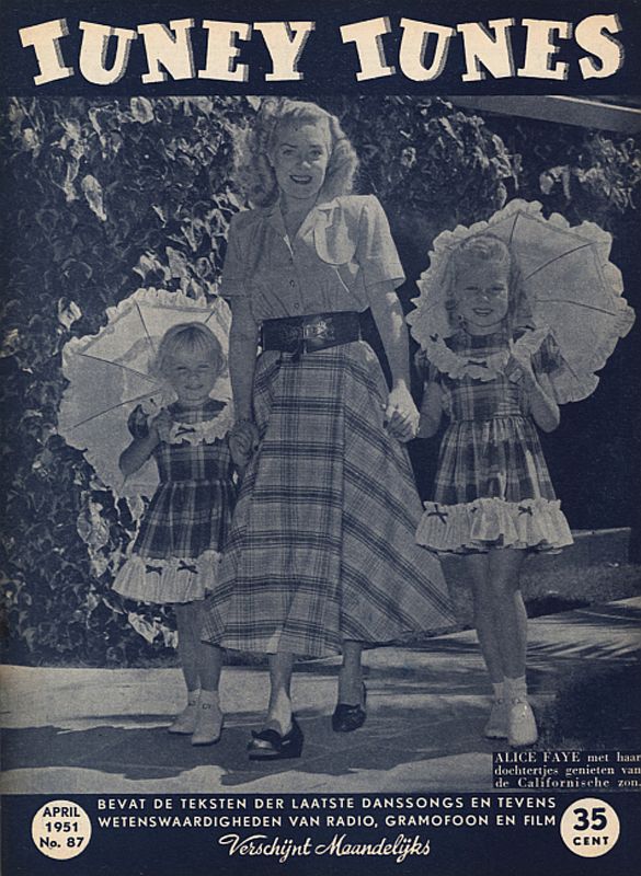 TUNEY TUNES magazine side cover Issue 87  April 1951