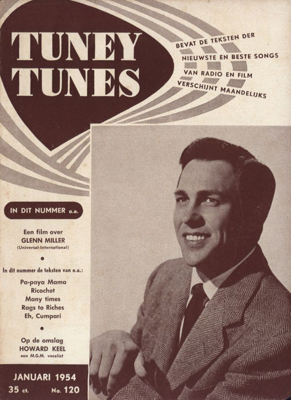 TUNEY TUNES magazine side cover Issue 120  January 1954