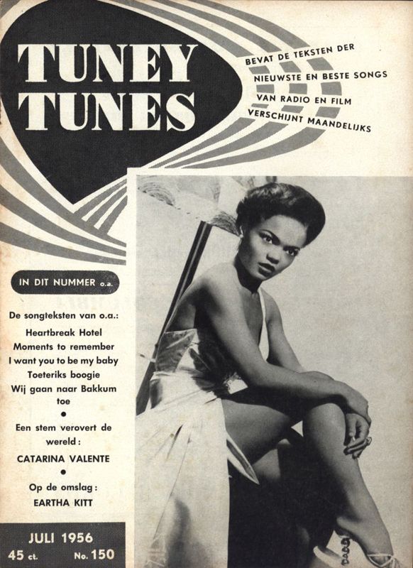 TUNEY TUNES magazine side cover Issue 150  July 1956