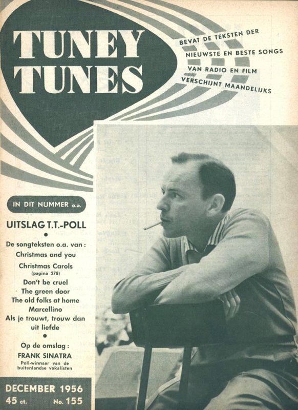 TUNEY TUNES magazine side cover Issue 155  December 1956