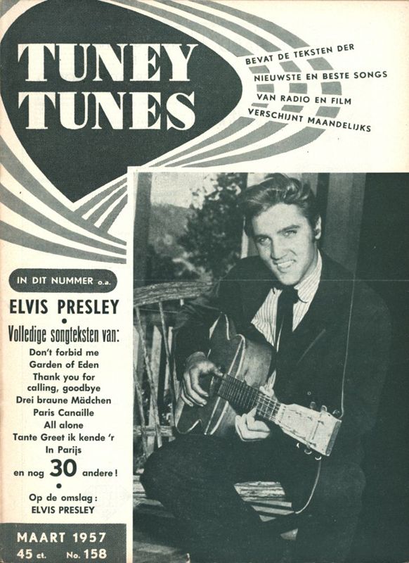 TUNEY TUNES magazine side cover Issue 158  March 1957