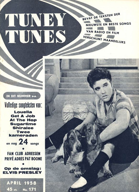 TUNEY TUNES magazine side cover Issue 171  April 1958