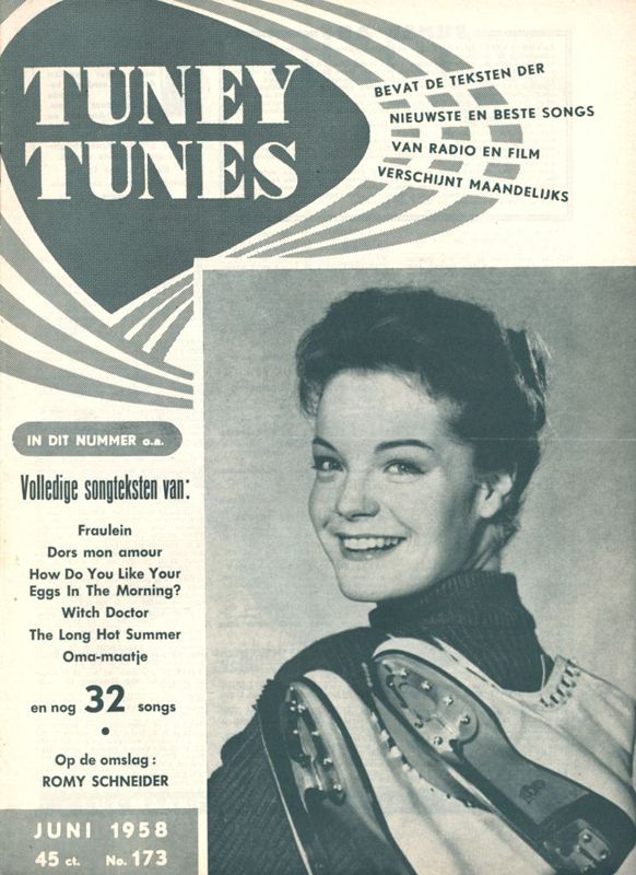 TUNEY TUNES magazine side cover Issue 173  June 1958
