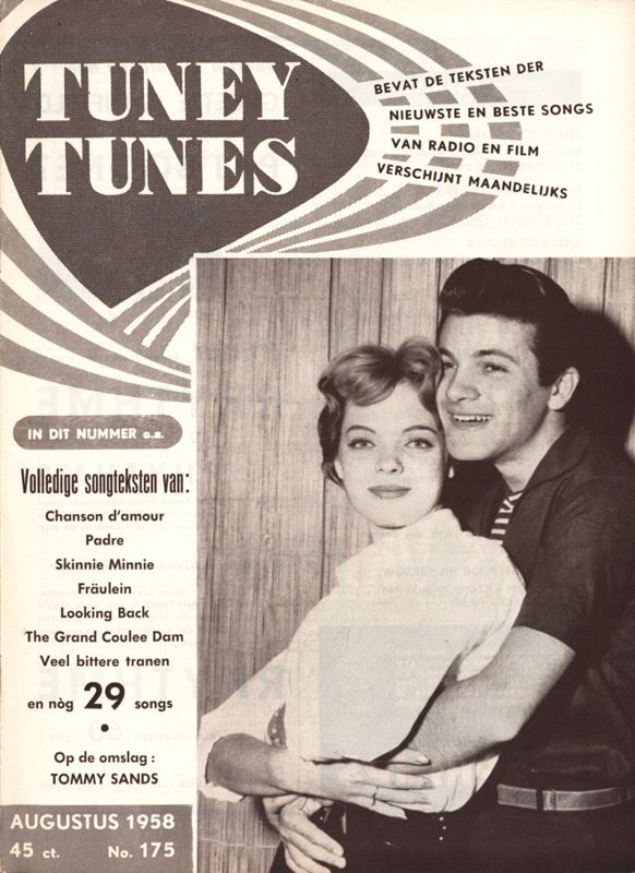 TUNEY TUNES magazine side cover Issue 175  August 1958
