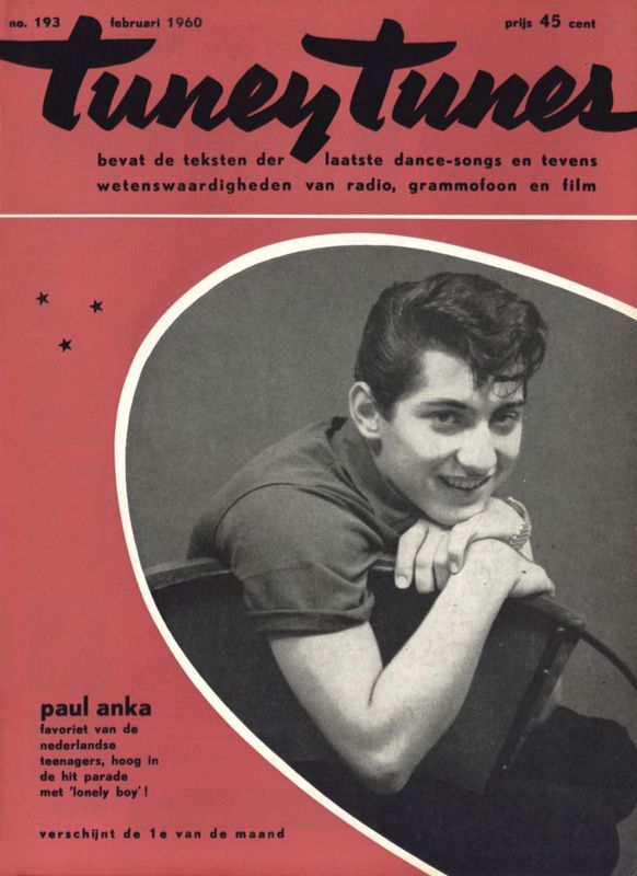 TUNEY TUNES magazine side cover Issue 193  February 1960