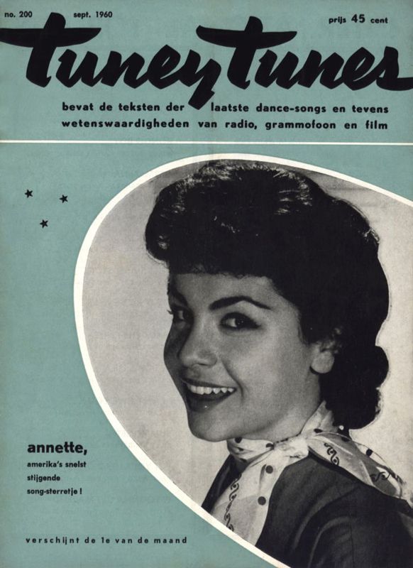 TUNEY TUNES magazine side cover Issue 200  September 1960