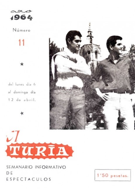 CARTELERA TURIA magazine side cover Issue 11 6 April 1964