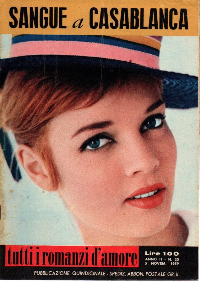 TUTTI I ROMANZI D AMORE magazine side cover Issue 20 5 November 1959