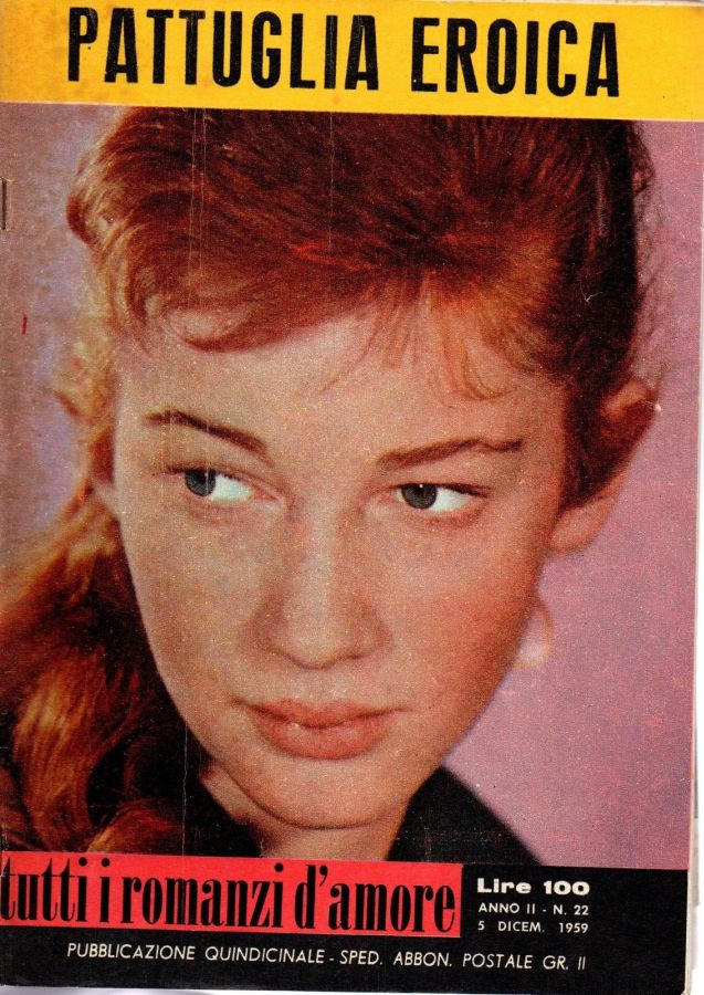 TUTTI I ROMANZI D AMORE magazine side cover Issue 22 5 December 1959
