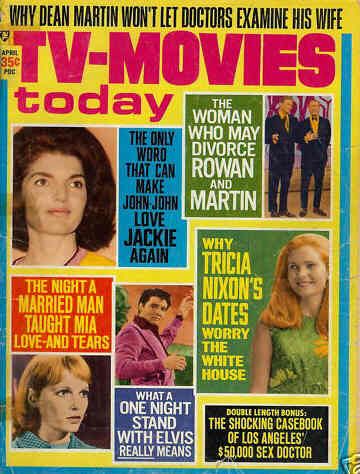 TV-MOVIES TODAY magazine side cover  Vol 1 # 1 April 1969