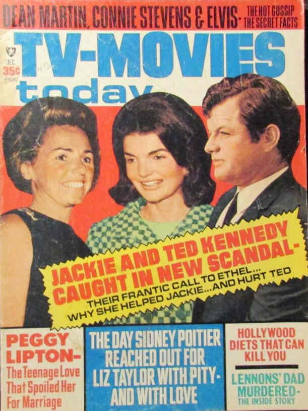 TV-MOVIES TODAY magazine side cover  Vol 1 # 5 December 1969