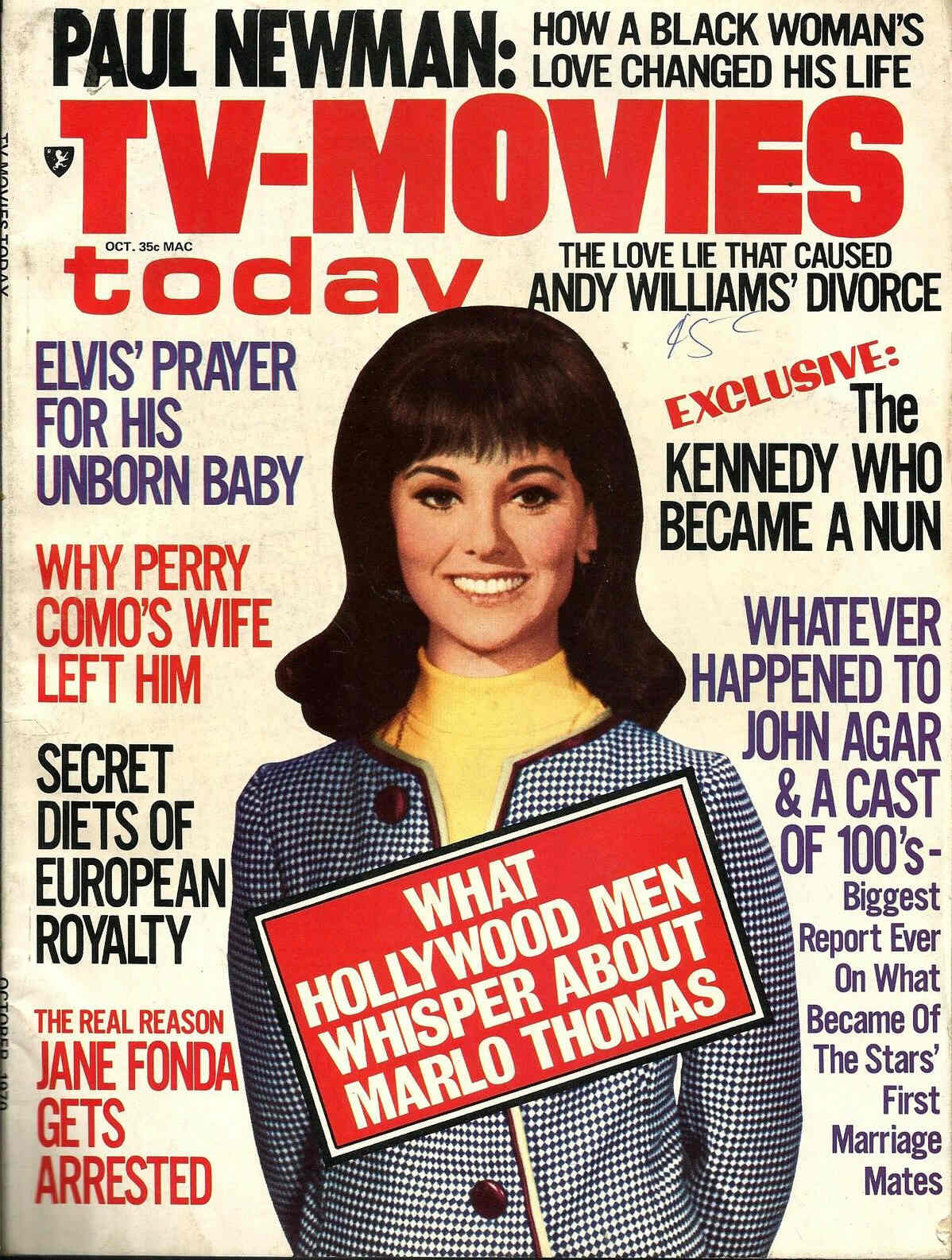 TV-MOVIES TODAY magazine side cover  Vol 2 # 5 October 1970