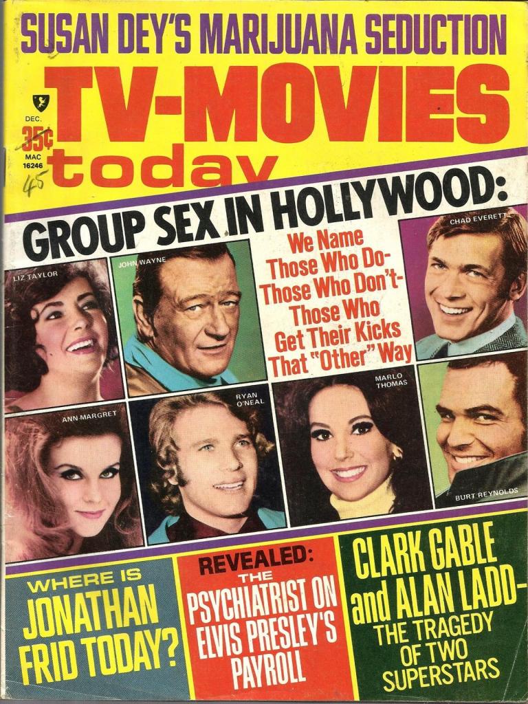 TV-MOVIES TODAY magazine side cover December 1971
