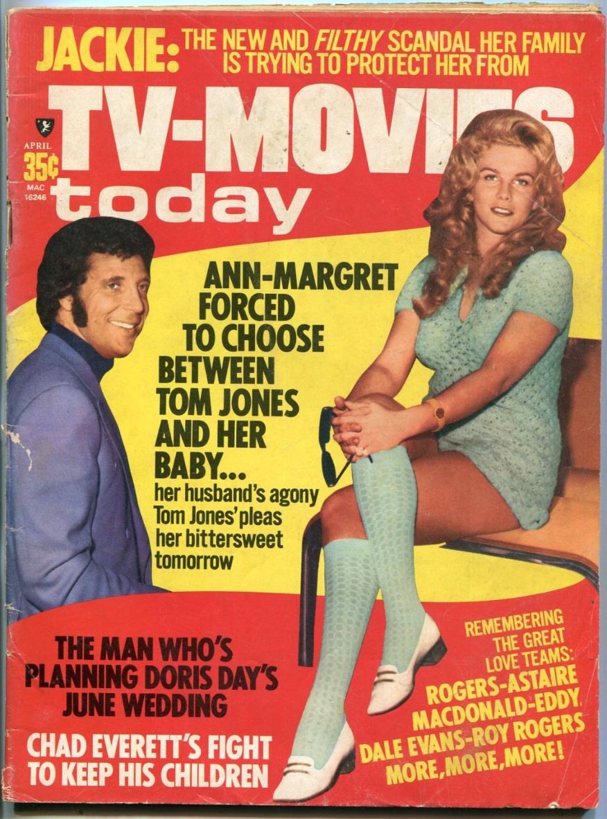 TV-MOVIES TODAY magazine side cover  Vol 4 # 1 April 1972