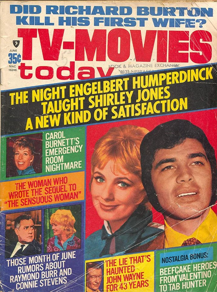 TV-MOVIES TODAY magazine side cover  Vol 4 # 2 June 1972
