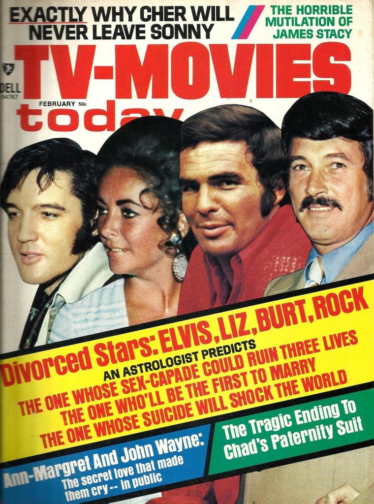 TV-MOVIES TODAY magazine side cover February 1973