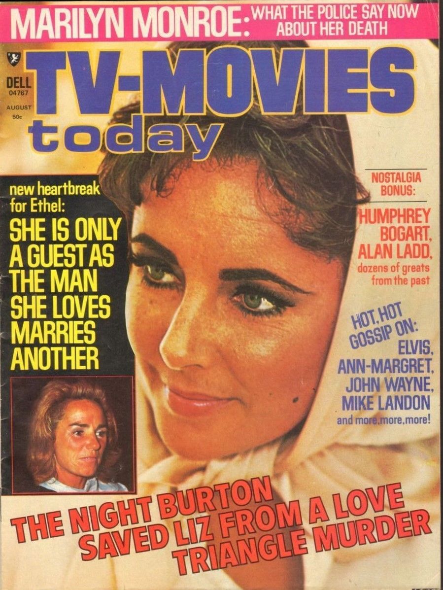 TV-MOVIES TODAY magazine side cover August 1973