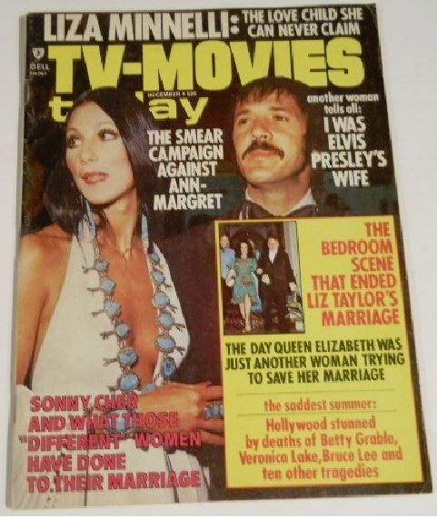 TV-MOVIES TODAY magazine side cover December 1973