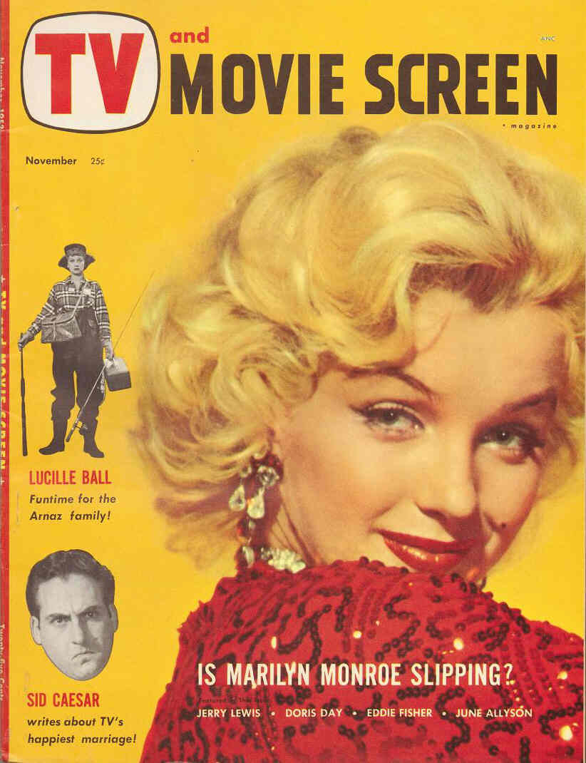 TV AND MOVIE SCREEN magazine side cover Issue 1 November 1953