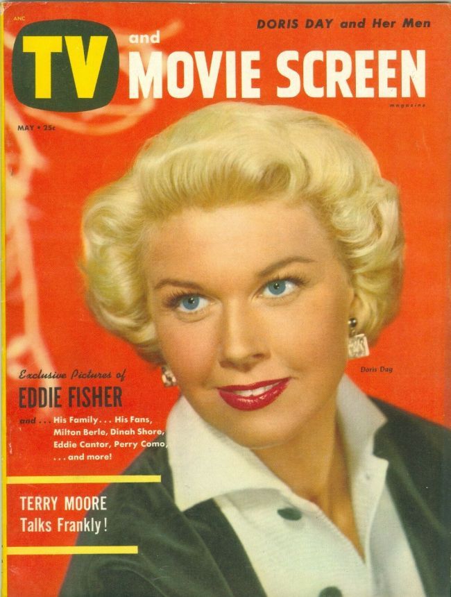 TV AND MOVIE SCREEN magazine side cover Issue 4 May 1954