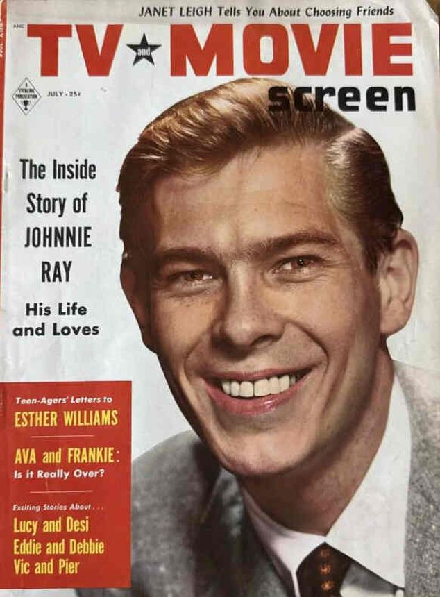 TV AND MOVIE SCREEN magazine side cover July 1955