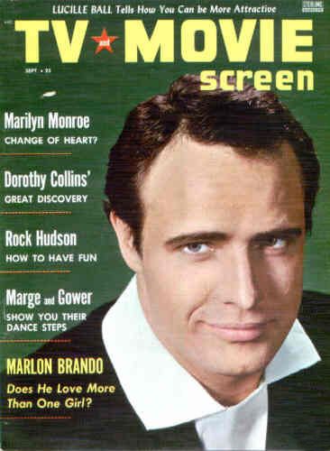 TV AND MOVIE SCREEN magazine side cover September 1955