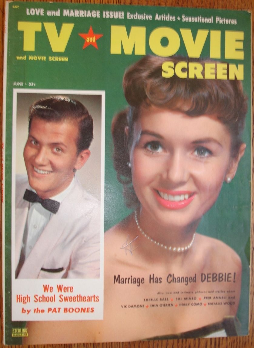 TV AND MOVIE SCREEN magazine side cover  Vol 4 # 4 June 1957