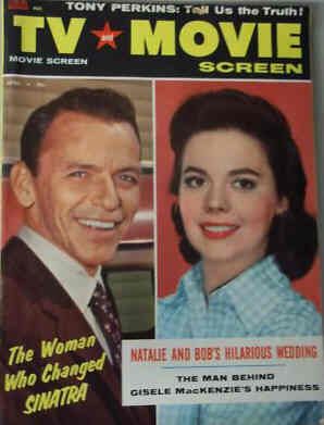 TV AND MOVIE SCREEN magazine side cover April 1958