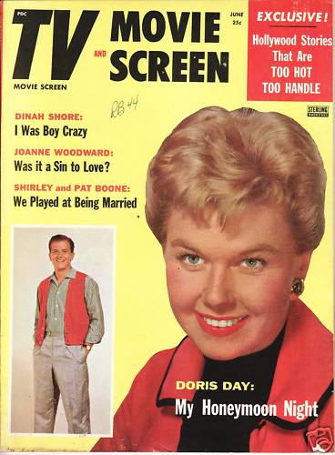 TV AND MOVIE SCREEN magazine side cover June 1958