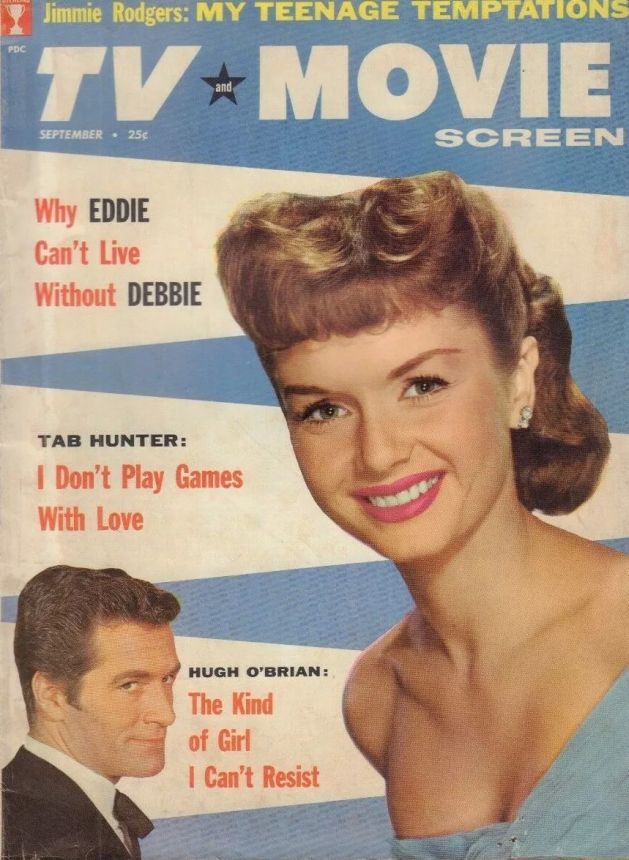 TV AND MOVIE SCREEN magazine side cover September 1958