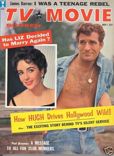 TV AND MOVIE SCREEN magazine side cover November 1958