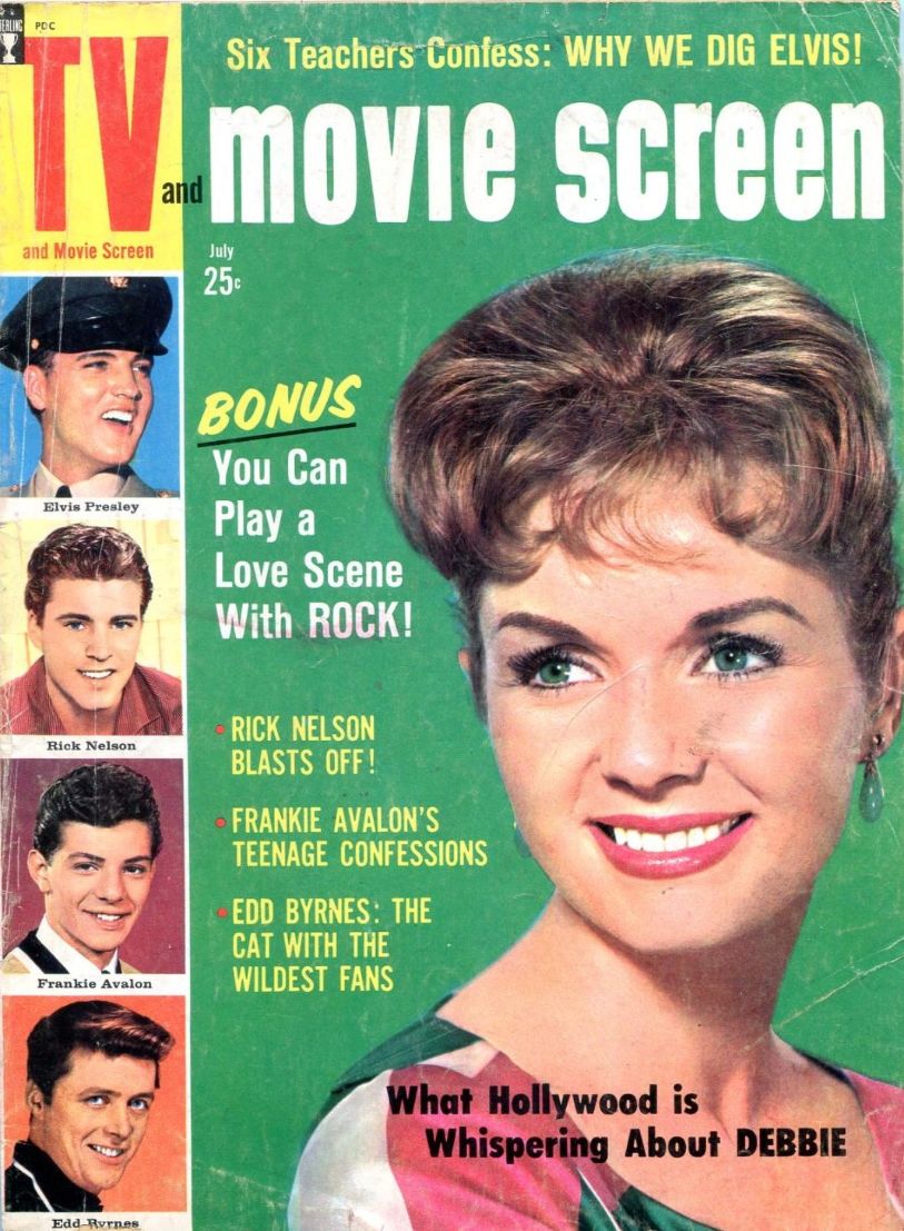 TV AND MOVIE SCREEN magazine side cover July 1959