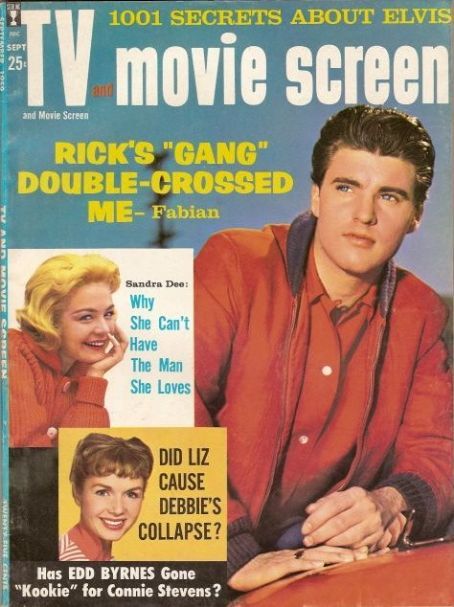 TV AND MOVIE SCREEN magazine side cover September 1959