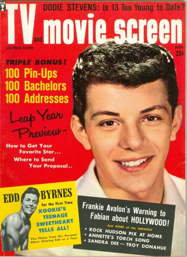 TV AND MOVIE SCREEN magazine side cover November 1959
