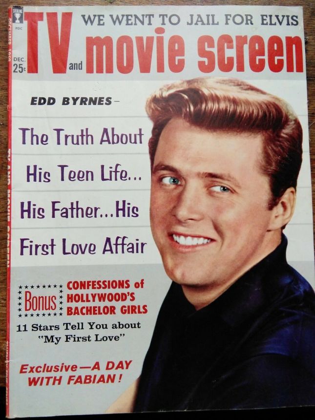 TV AND MOVIE SCREEN magazine side cover December 1959