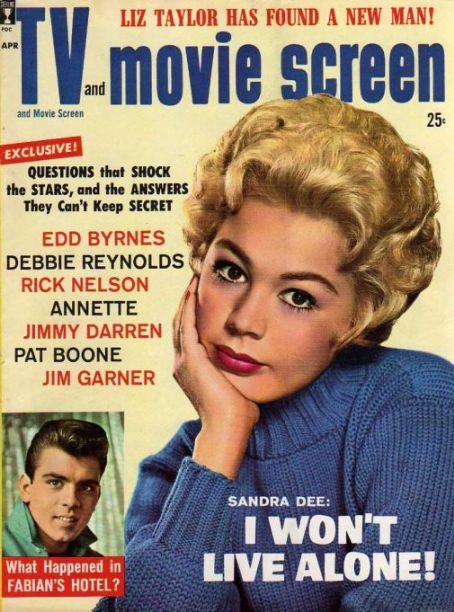 TV AND MOVIE SCREEN magazine side cover April 1960