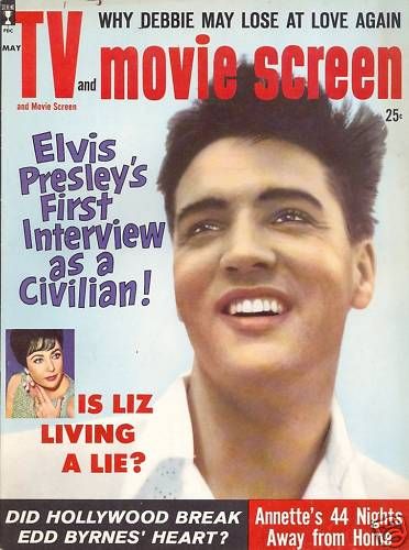 TV AND MOVIE SCREEN magazine side cover May 1960