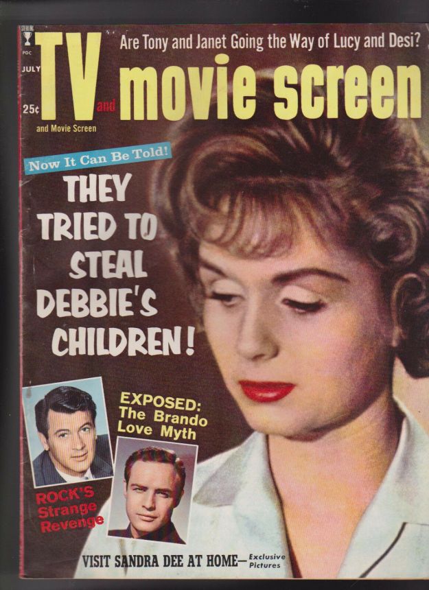 TV AND MOVIE SCREEN magazine side cover July 1960