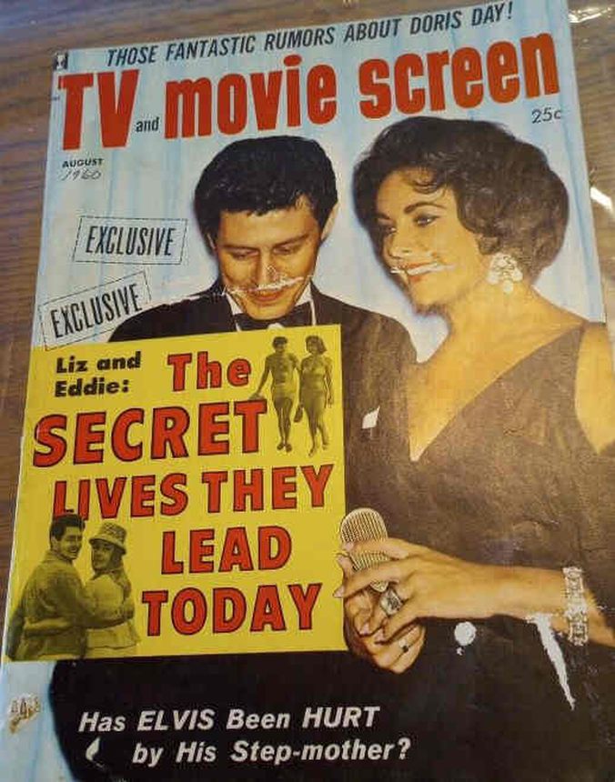 TV AND MOVIE SCREEN magazine side cover August 1960