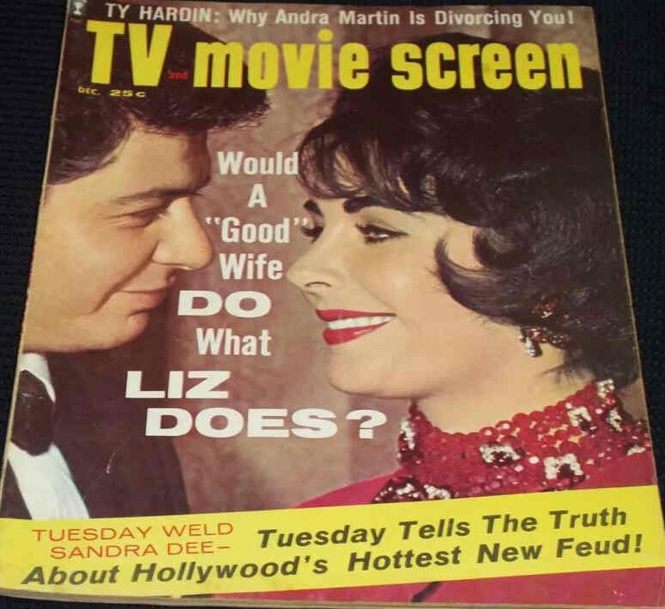 TV AND MOVIE SCREEN magazine side cover December 1960