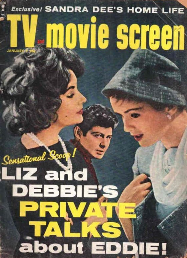 TV AND MOVIE SCREEN magazine side cover January 1961