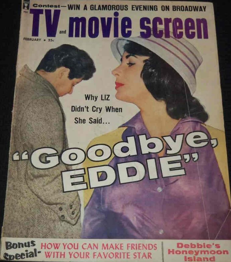 TV AND MOVIE SCREEN magazine side cover February 1961