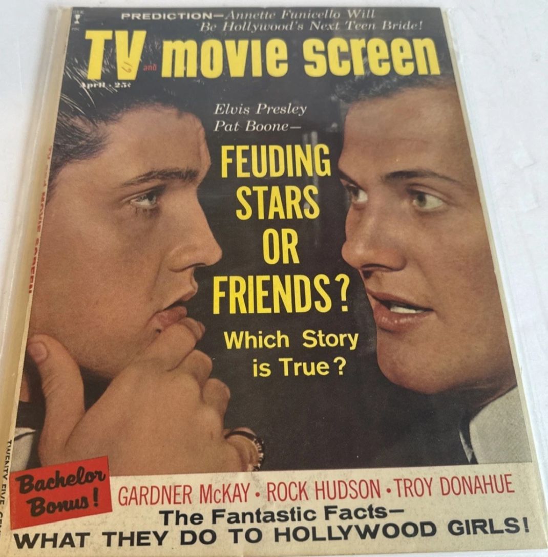 TV AND MOVIE SCREEN magazine side cover April 1961